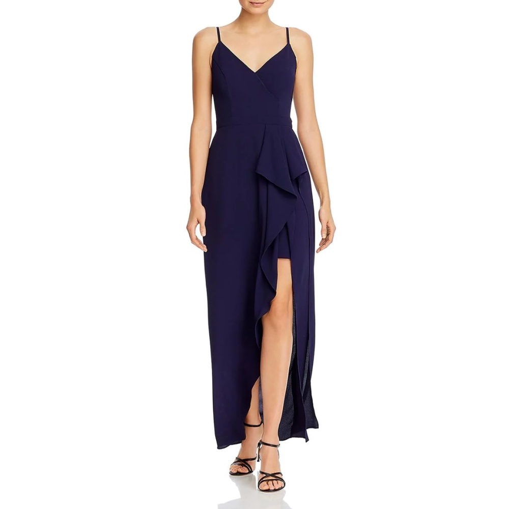 Aqua Formal Navy Gown